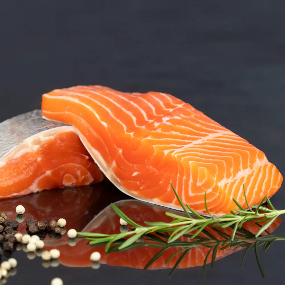 Salmon porcion con piel super prime 270g