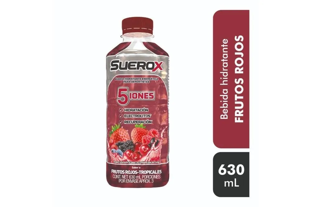 [S938094] Suerox Bebida Hidratante Sabor Frutos Rojos 630 mL